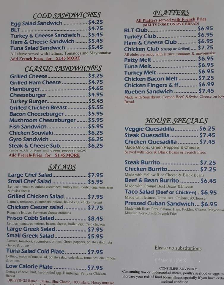 Castillo's Restaurant - Clearwater, FL menu_pic