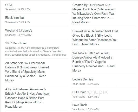 Coffee Talk - Taylors Falls, MN menu_pic