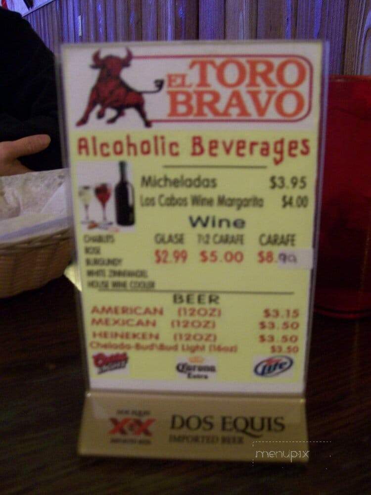 El Toro Bravo Bakery - Roswell, NM menu_pic