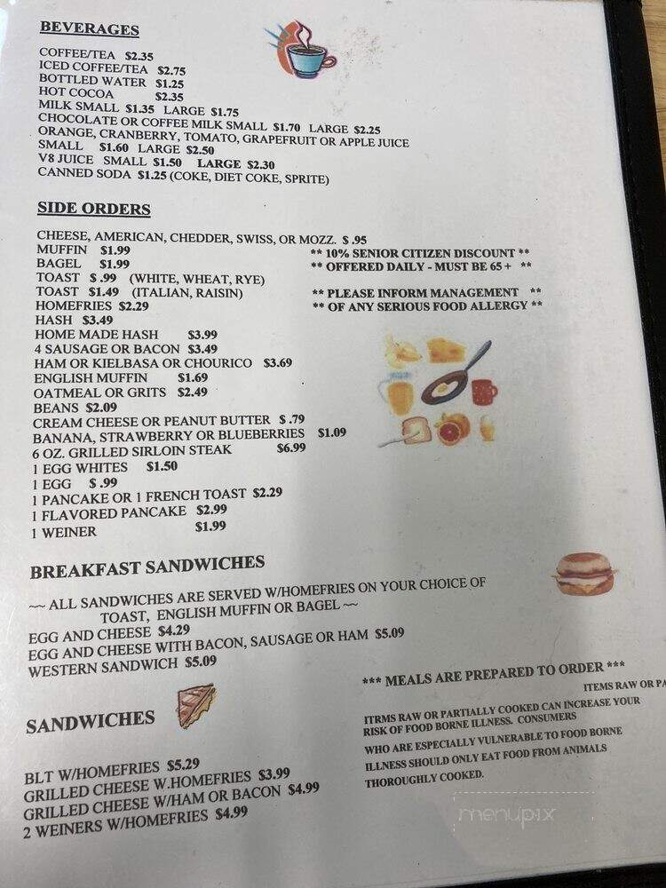 Homefries Restaurant - Johnston, RI menu_pic