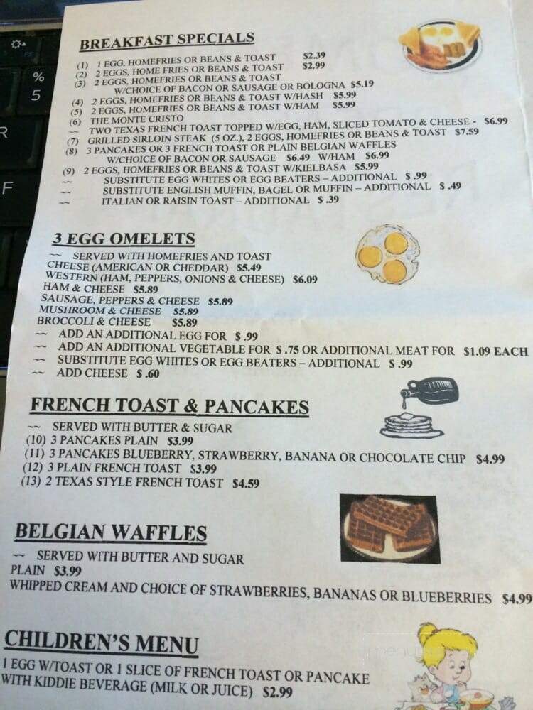 Homefries Restaurant - Johnston, RI menu_pic