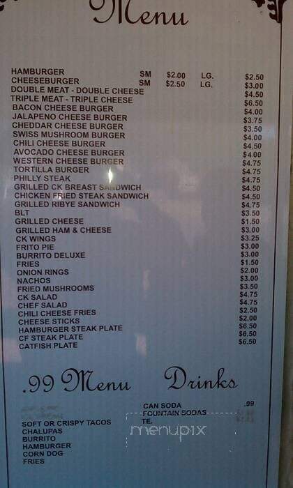 R J's Burgers - Kenedy, TX menu_pic