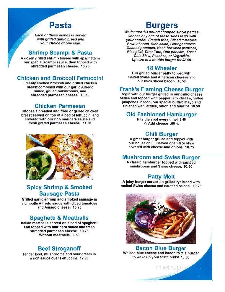 Saks Family Restaurant - Ellensburg, WA menu_pic