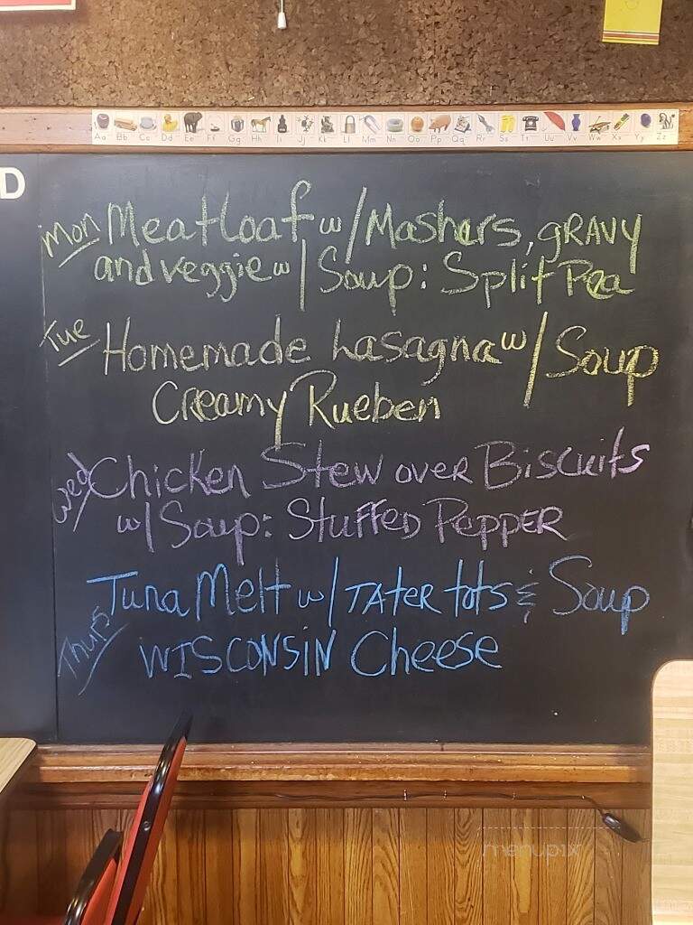 Red School Cafe - Bristol, WI menu_pic