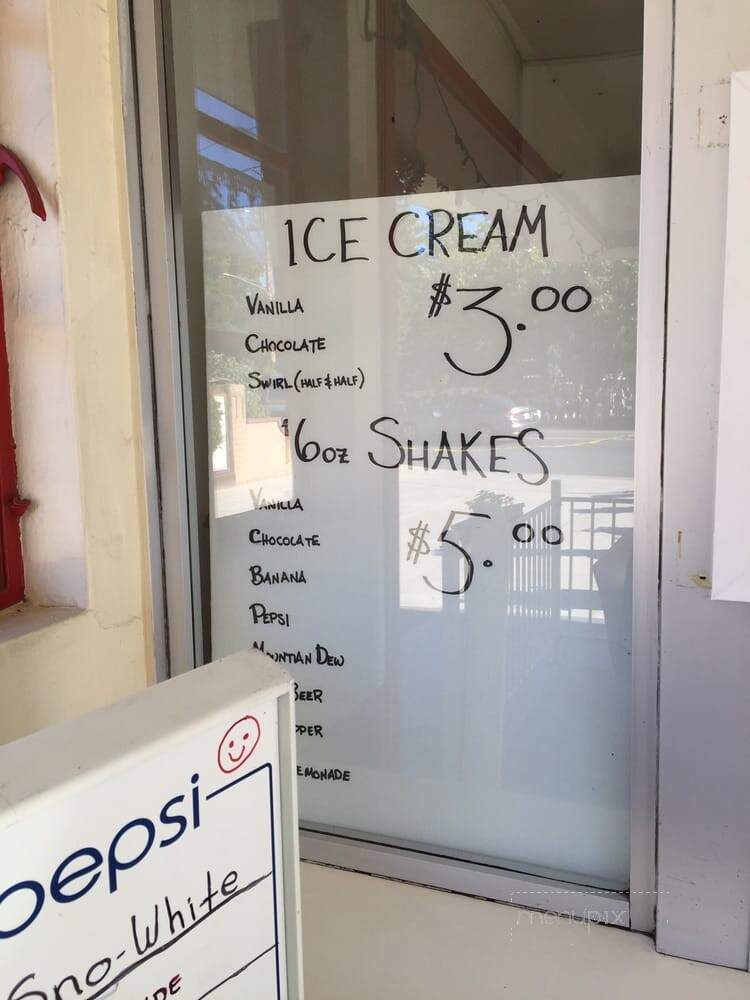 Snowhite Drive In - Lodi, CA menu_pic