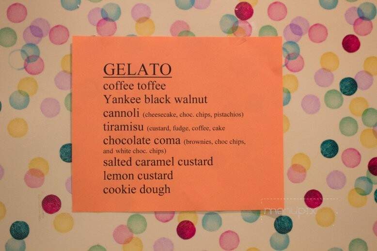 Cone Sweet Cone - Gettysburg, PA menu_pic