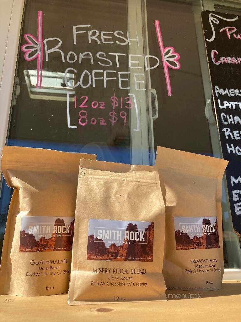 Smith Rock Coffee Roasters - Redmond, OR menu_pic