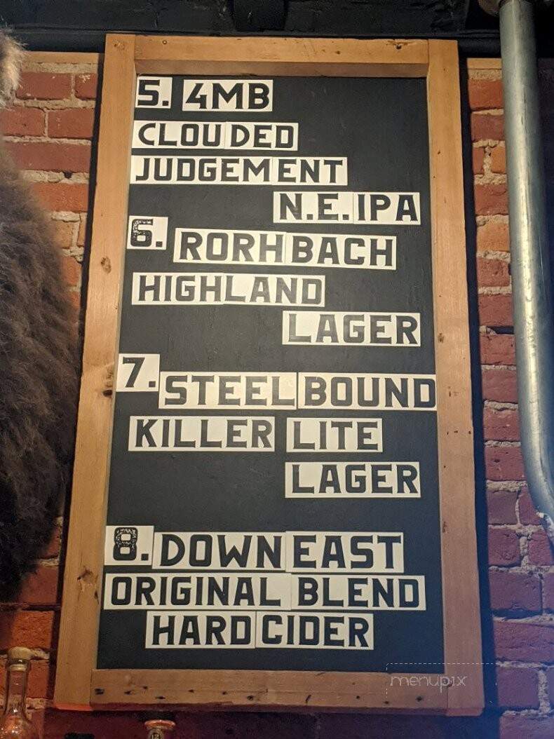 Union Whiskey - Olean, NY menu_pic