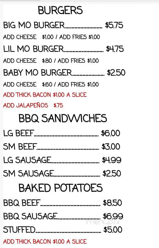 Big Mo's BBQ Shack - Navasota, TX