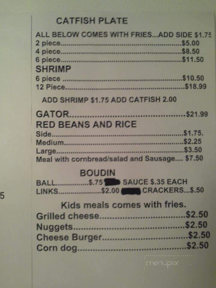 Big Mo's BBQ Shack - Navasota, TX menu_pic