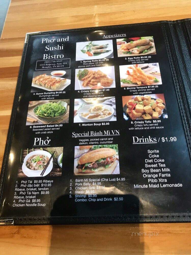 Pho and Sushi Bistro - Memphis, TN