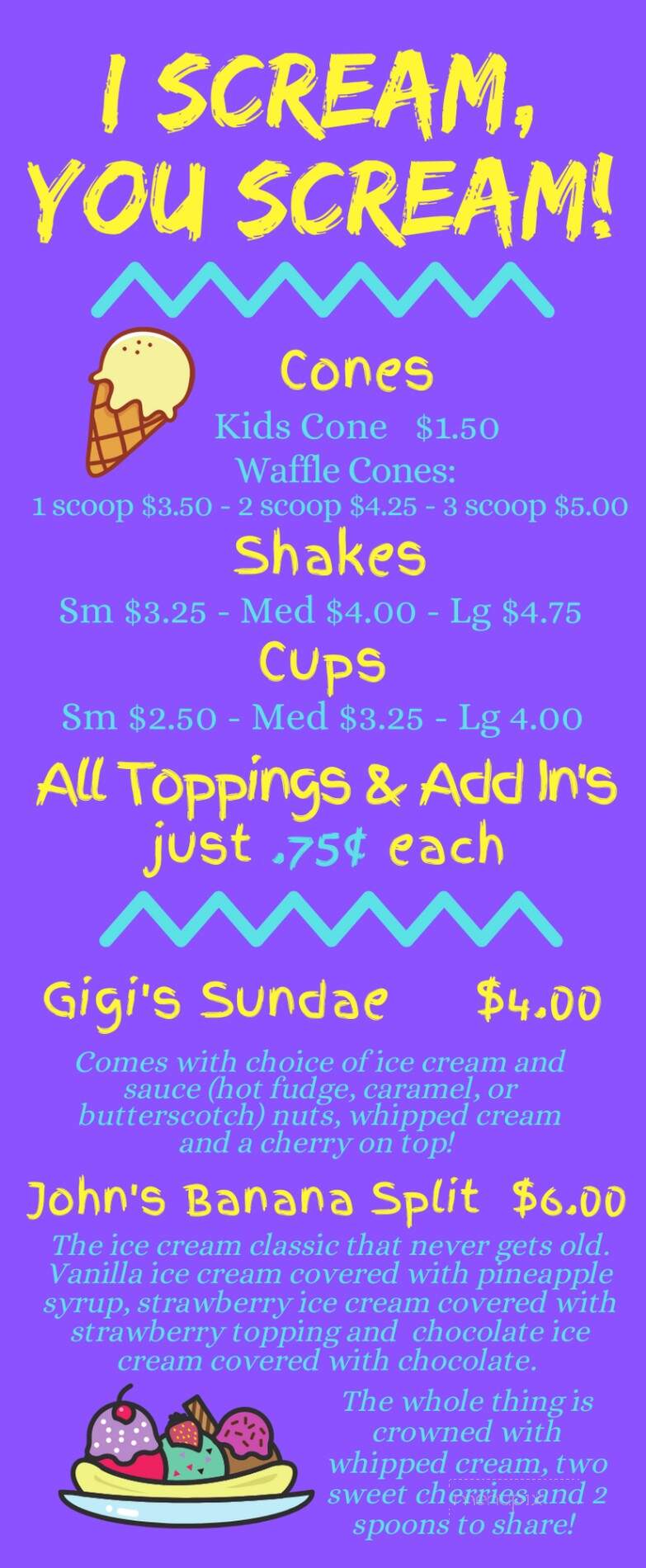 Gigi's Cafe - Ellis, KS menu_pic