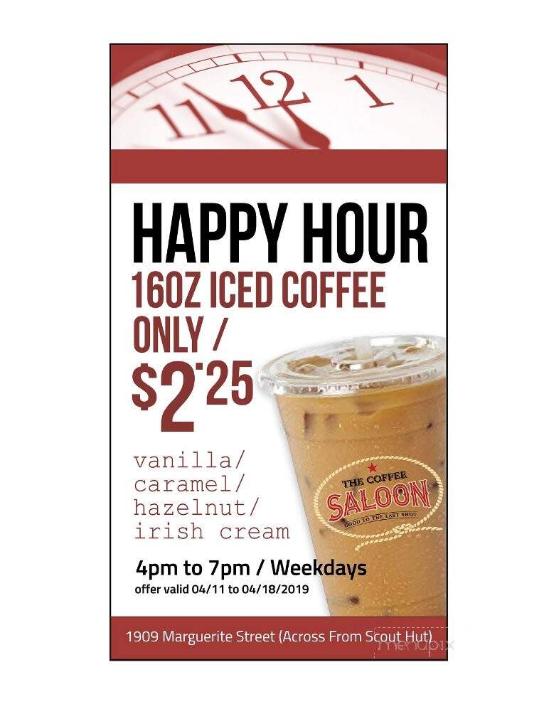 The Coffee Saloon - Dos Palos, CA menu_pic