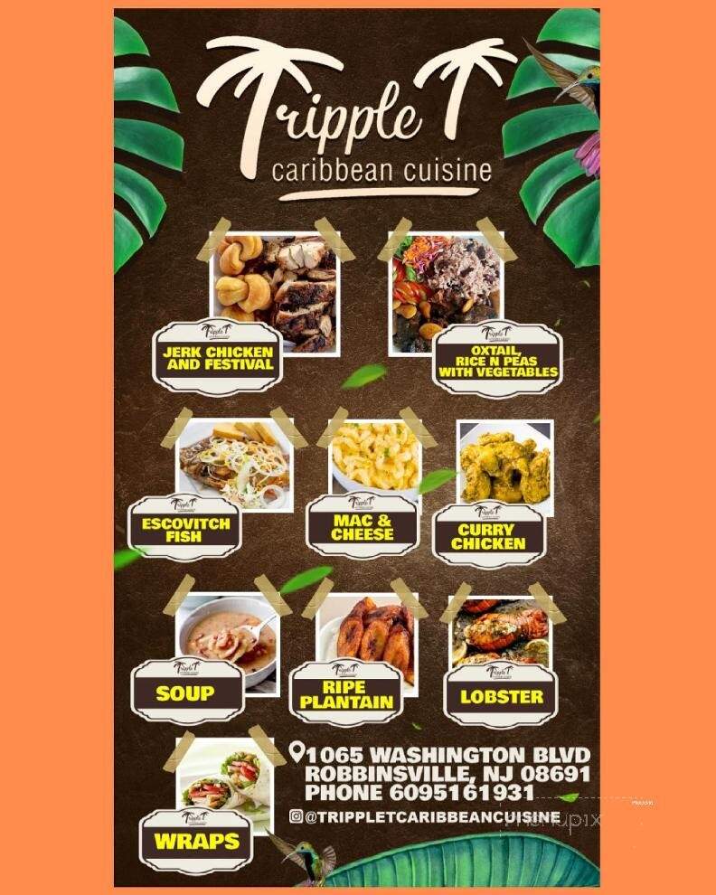 Tripple T Caribbean Cuisine - Robbinsville Township, NJ menu_pic