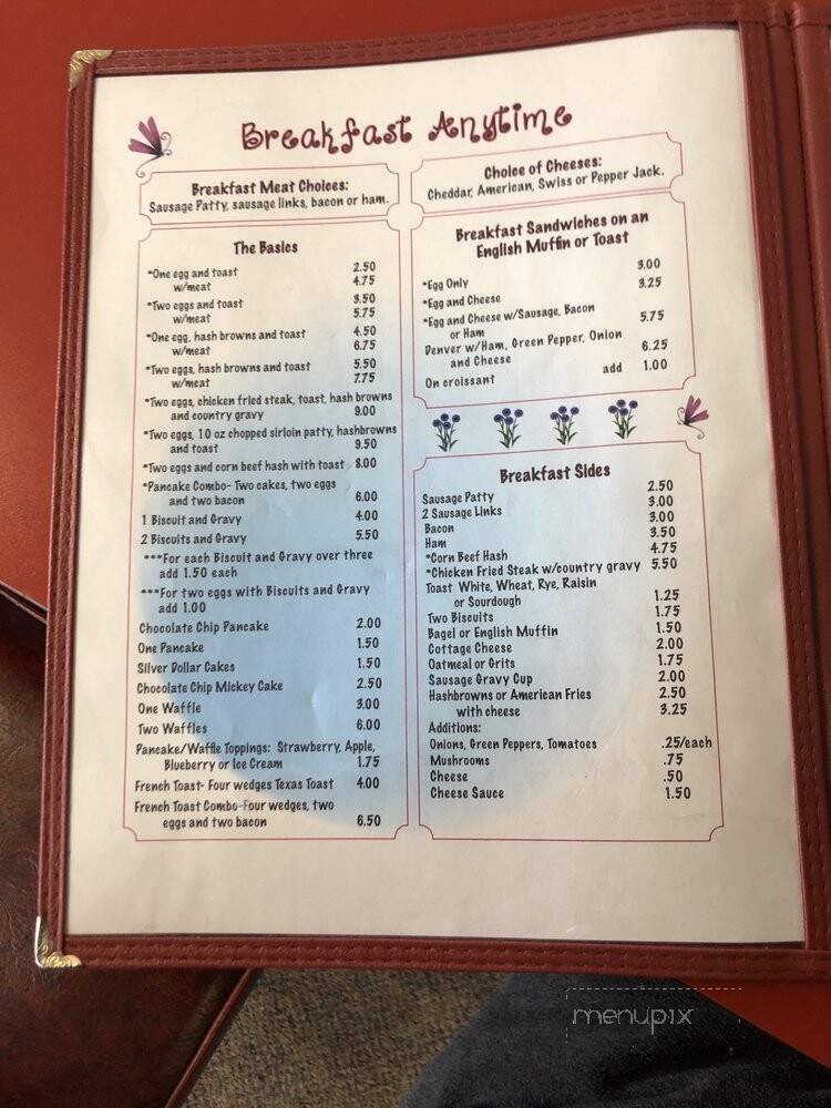 Paula's Place - Portage, WI menu_pic