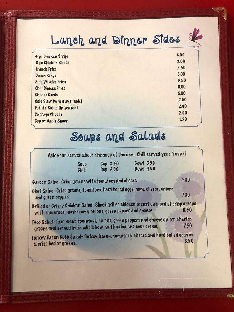 Paula's Place - Portage, WI menu_pic