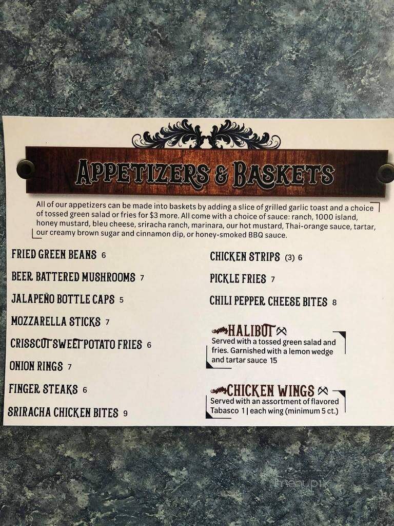 Grubsteak Mining Co - John Day, OR menu_pic