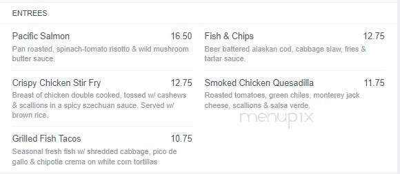 Columbia Grill & Bar at the Sheraton Portland Airport Hotel - Portland, OR menu_pic