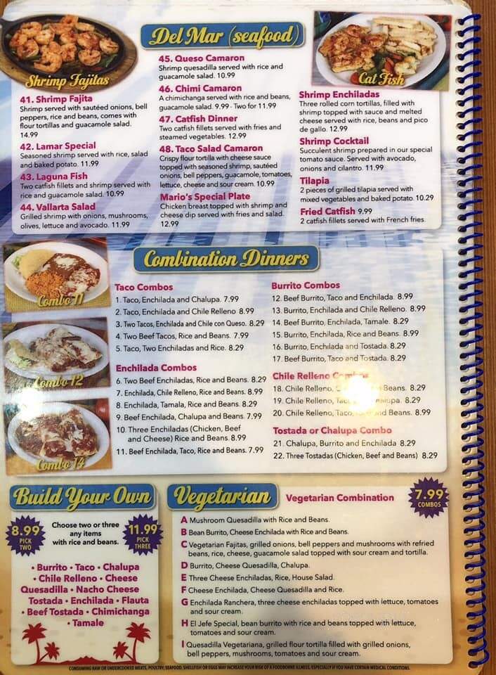Vallarta Mexican Restaurant - Heflin, AL menu_pic