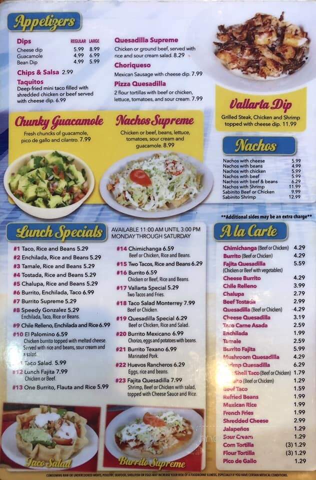 Vallarta Mexican Restaurant - Heflin, AL