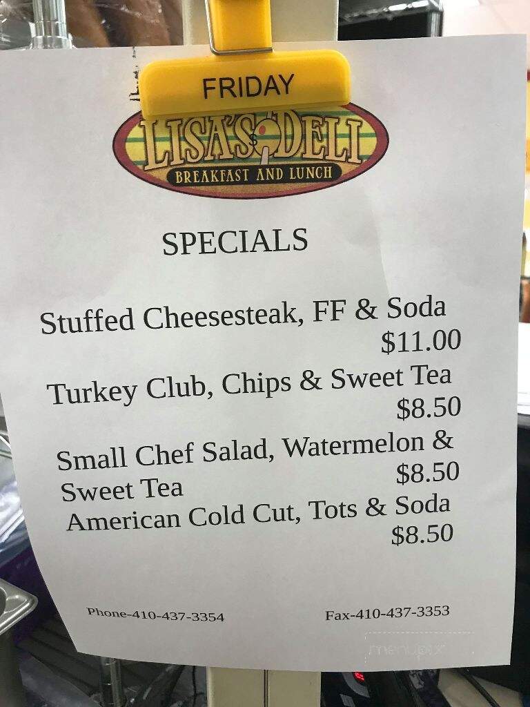 Lisa's Deli - Pasadena, MD