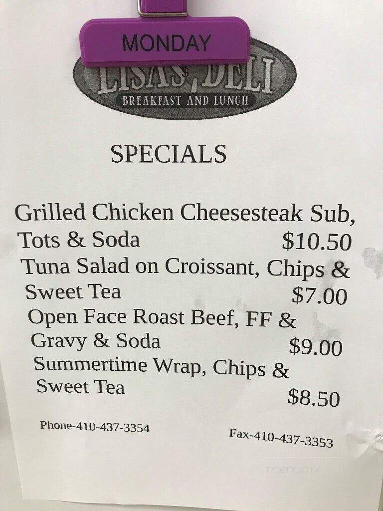 Lisa's Deli - Pasadena, MD