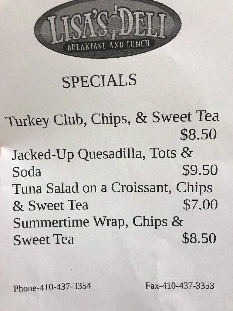 Lisa's Deli - Pasadena, MD