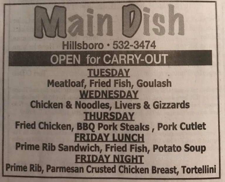 Milanos' Cafe - Hillsboro, IL menu_pic