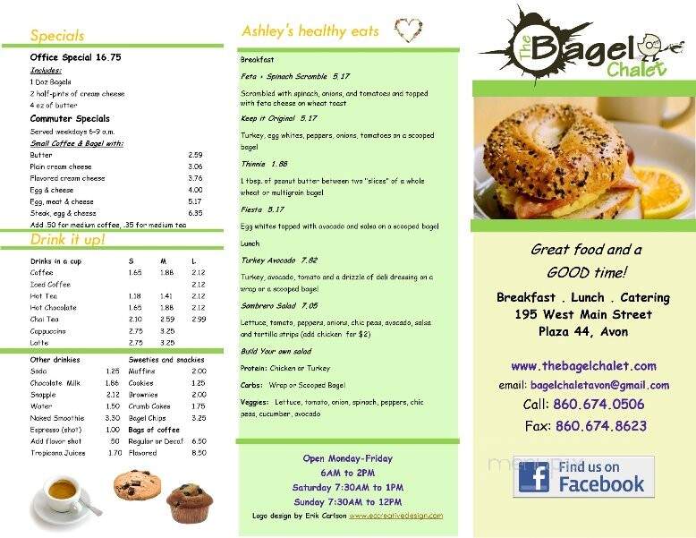 Bagel Chalet - Avon, CT menu_pic