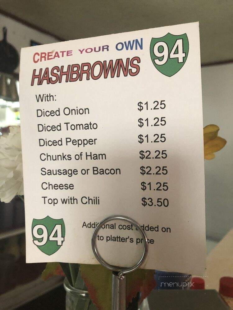 Cafe 94 - Potrero, CA menu_pic