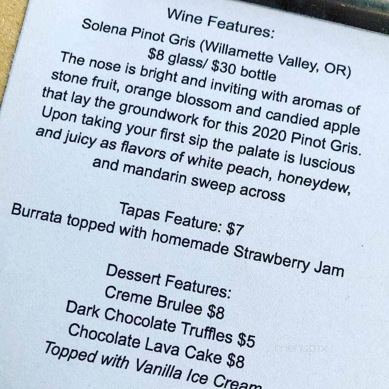 Avondale Wine & Cheese - Charleston, SC menu_pic