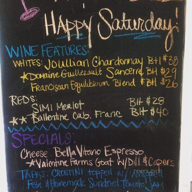 Avondale Wine & Cheese - Charleston, SC menu_pic