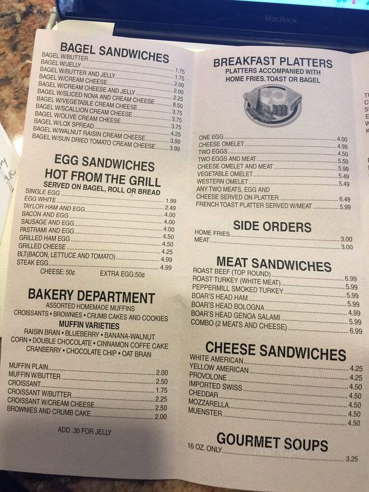 Bagel Spot - Union, NJ menu_pic