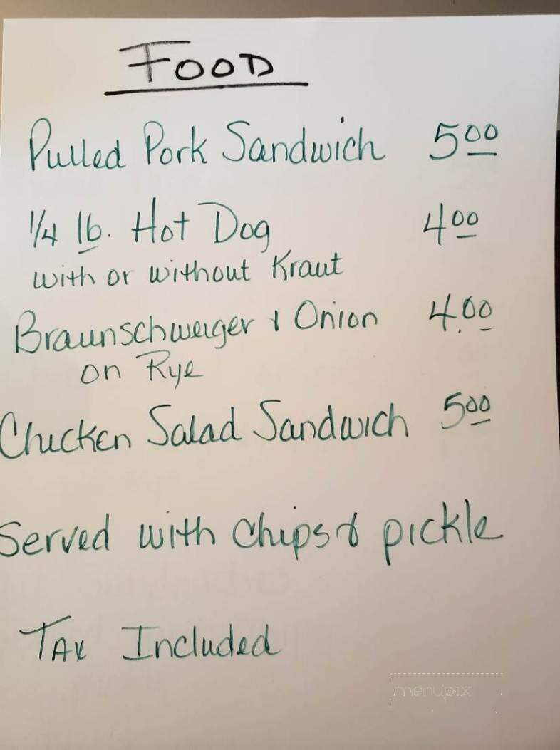 Red Rooster Saloon - Lowell, WI menu_pic