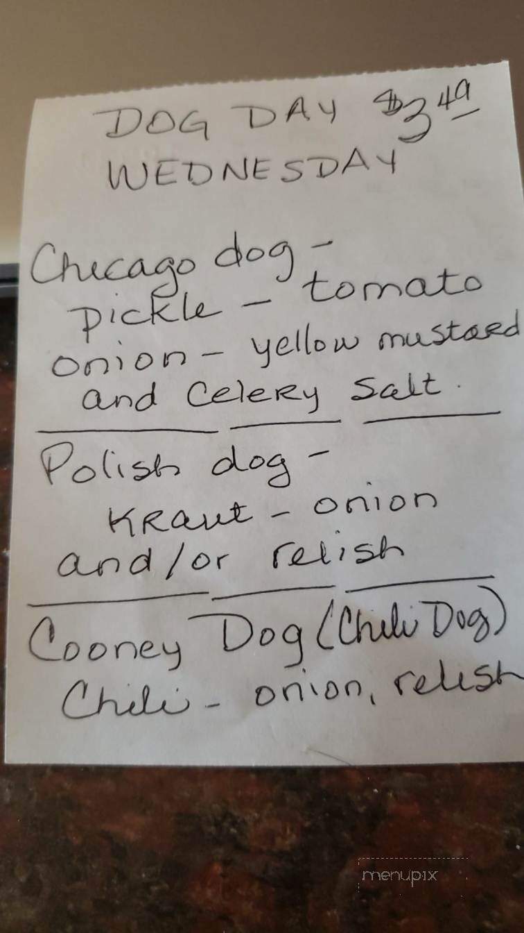 Red Rooster Saloon - Lowell, WI menu_pic