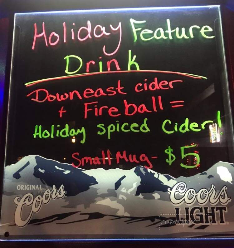 Toad Creek Bar - Topton, PA menu_pic