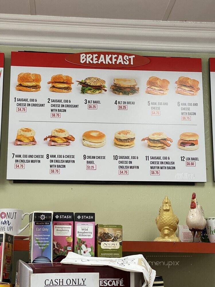Christy's Donuts - Danville, CA menu_pic