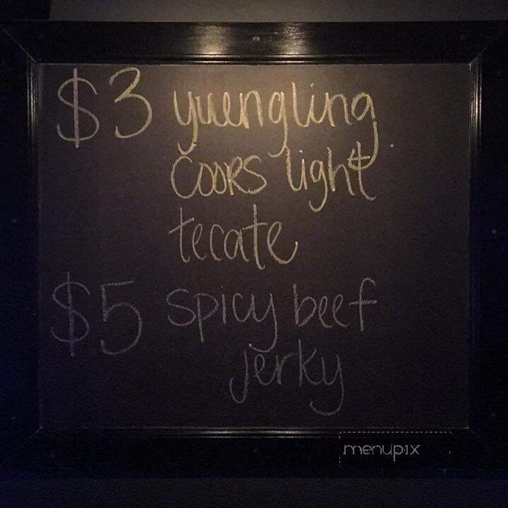 West End Tap Room - Winston Salem, NC menu_pic