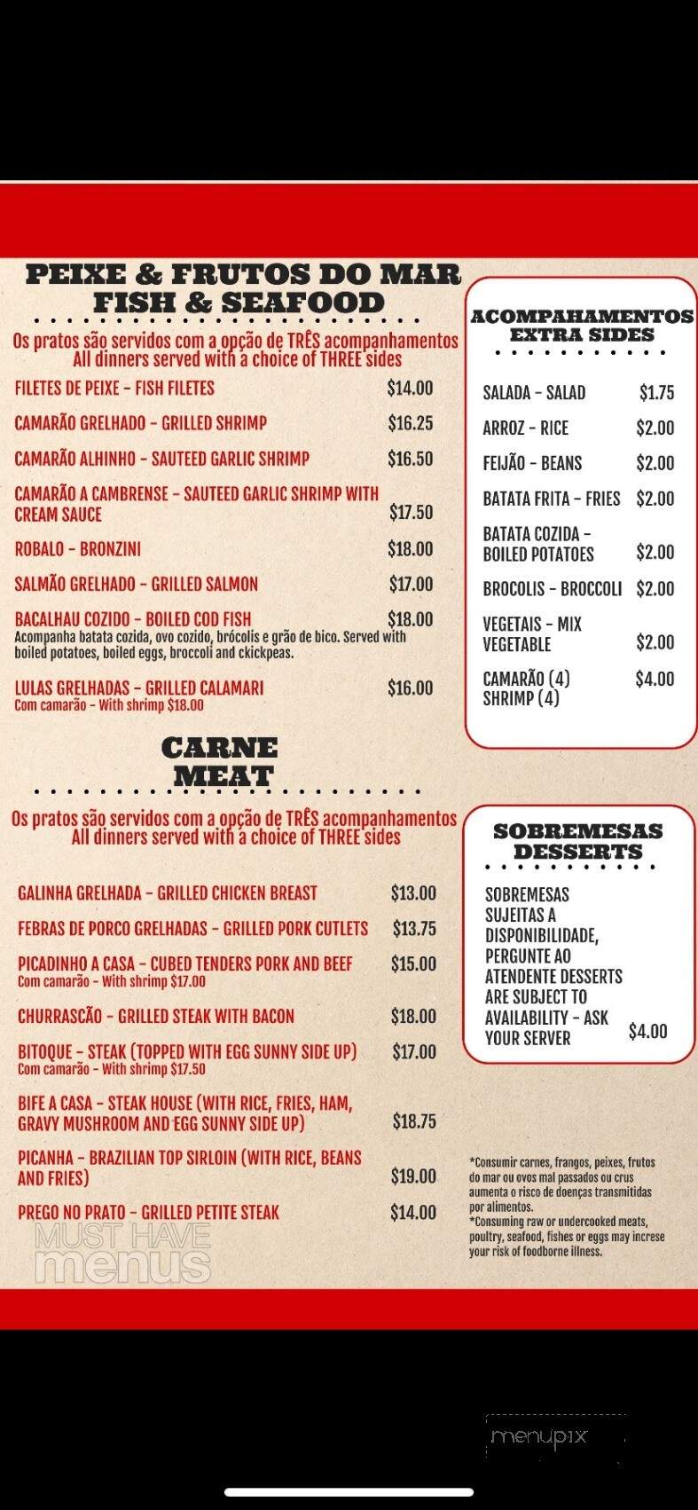 Cambrense Restaurant & Cafe - Hartford, CT menu_pic