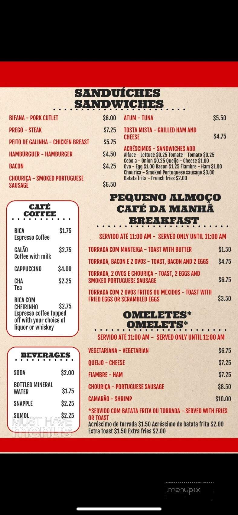 Cambrense Restaurant & Cafe - Hartford, CT menu_pic