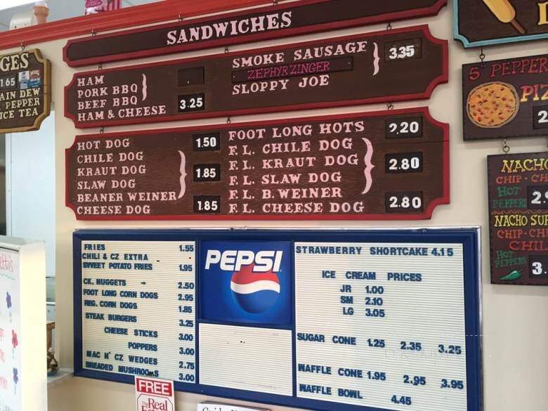 Dice's Dairy'n Dog - Zephyrhills, FL menu_pic
