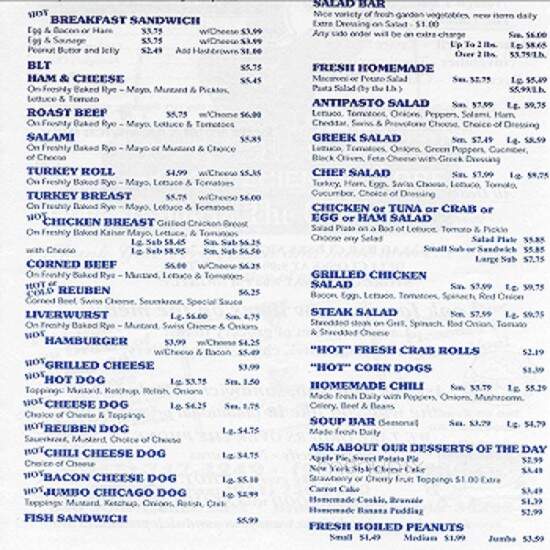 Noreen's Deli - Bradenton, FL menu_pic