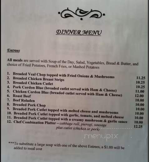 Karolina's Restaurant - Hamilton, ON menu_pic