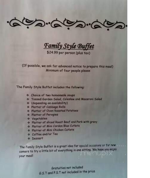 Karolina's Restaurant - Hamilton, ON menu_pic