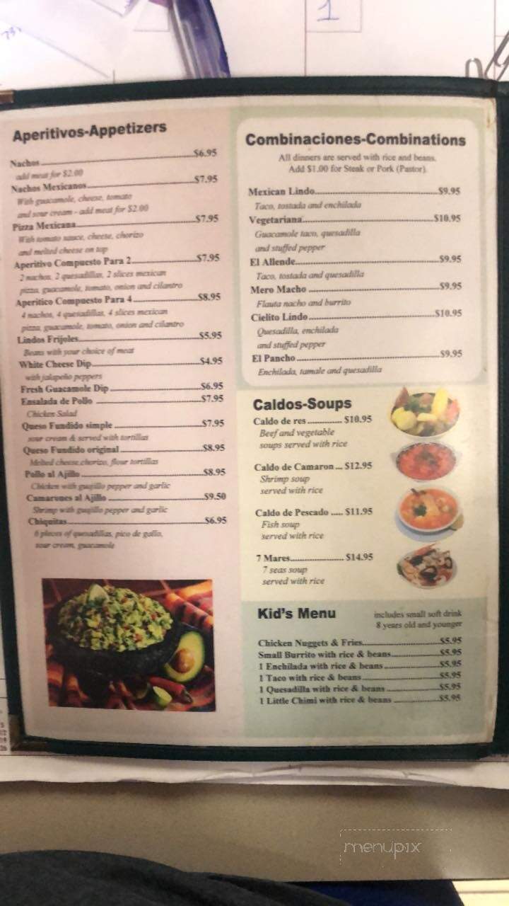 El Allende - Muscatine, IA menu_pic