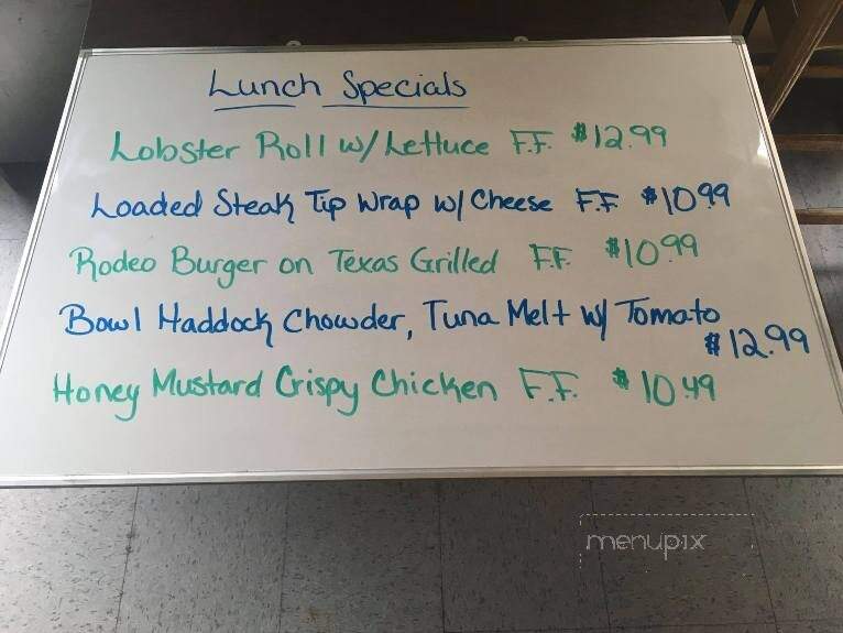 Tory Hill Cafe - Buxton, ME menu_pic