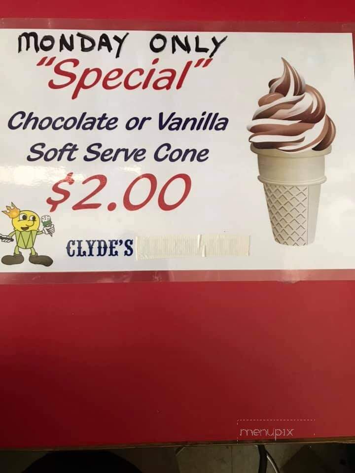 Clyde's Ices & Ice Cream Co - Garfield, NJ menu_pic
