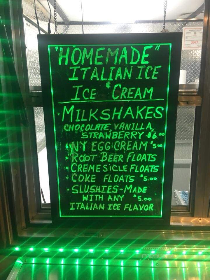 Clyde's Ices & Ice Cream Co - Garfield, NJ menu_pic