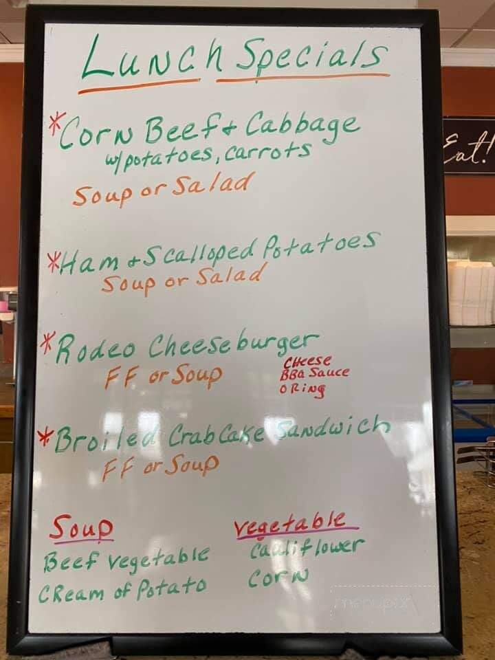 Fairgrounds Diner - Carlisle, PA menu_pic