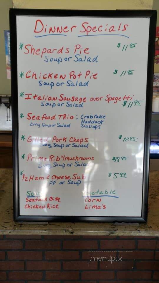 Fairgrounds Diner - Carlisle, PA menu_pic